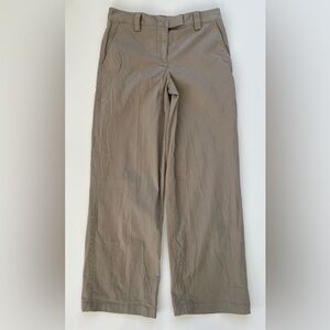 Aritzia Sunday Best Women's Tan Khaki Wide Leg Straight Leg Chino Size 2